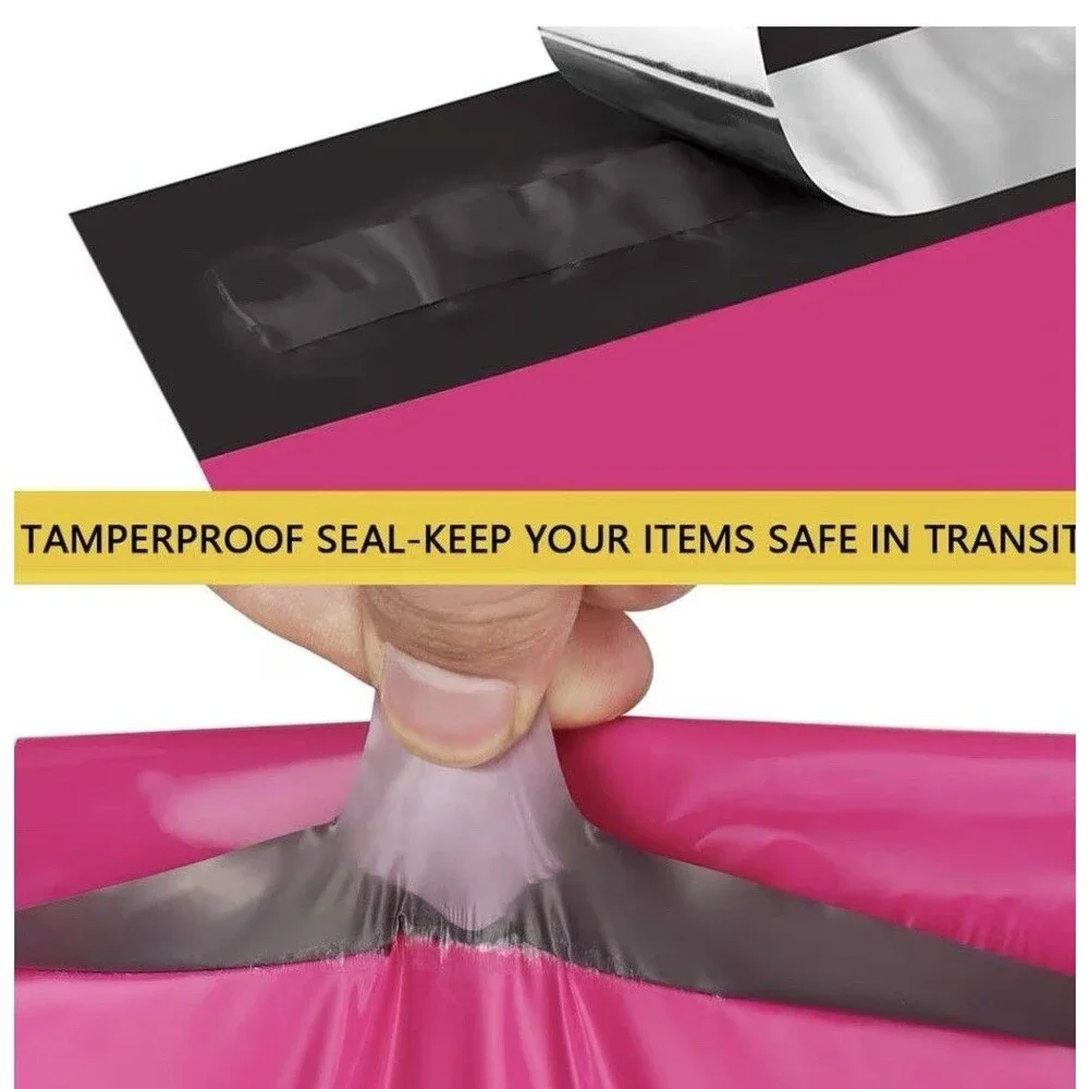 Poly Mailers 24x24 Inch Hot Pink 40 Pack Extra Large Shipping Bags Strong Seal